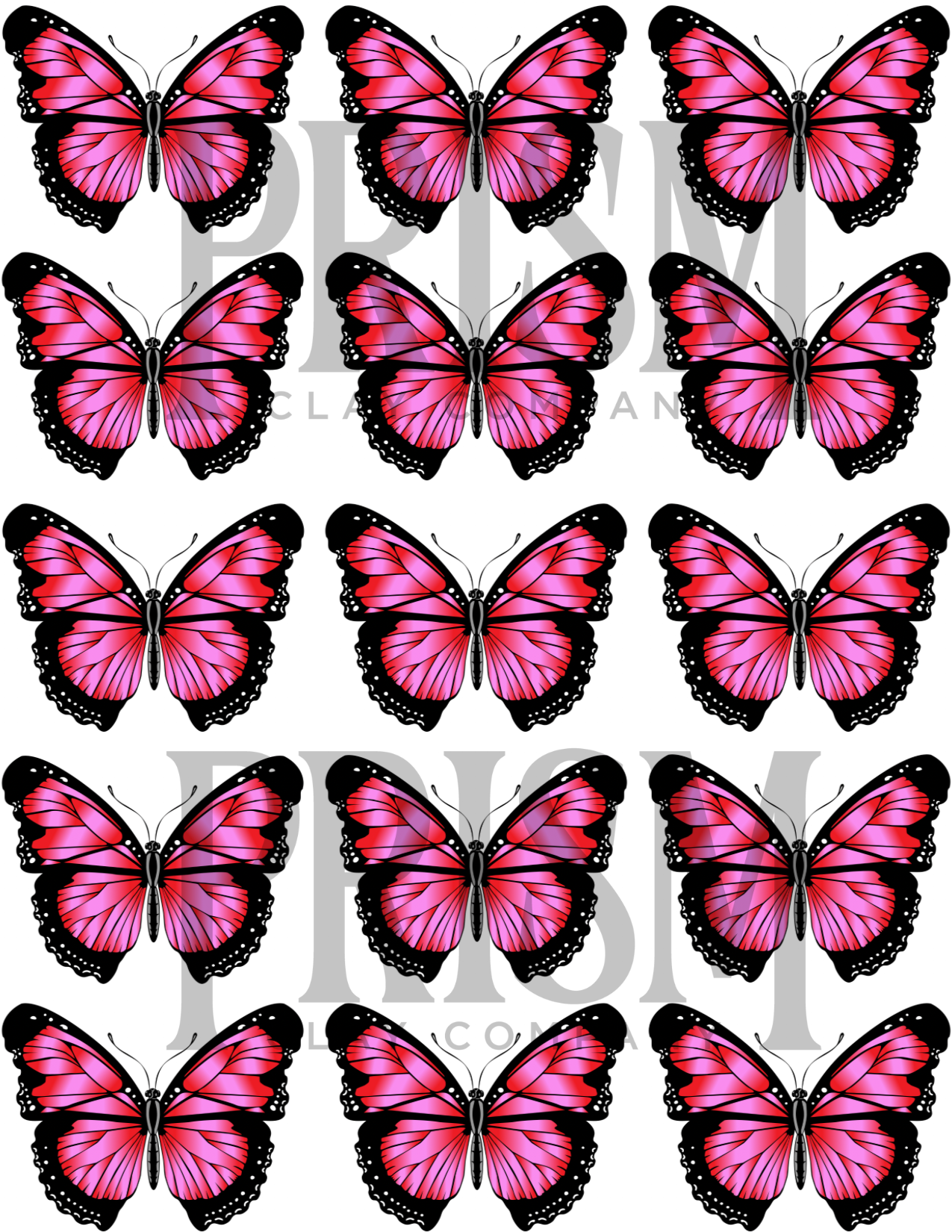Hot Pink Butterfly Transfer Paper & Cutter