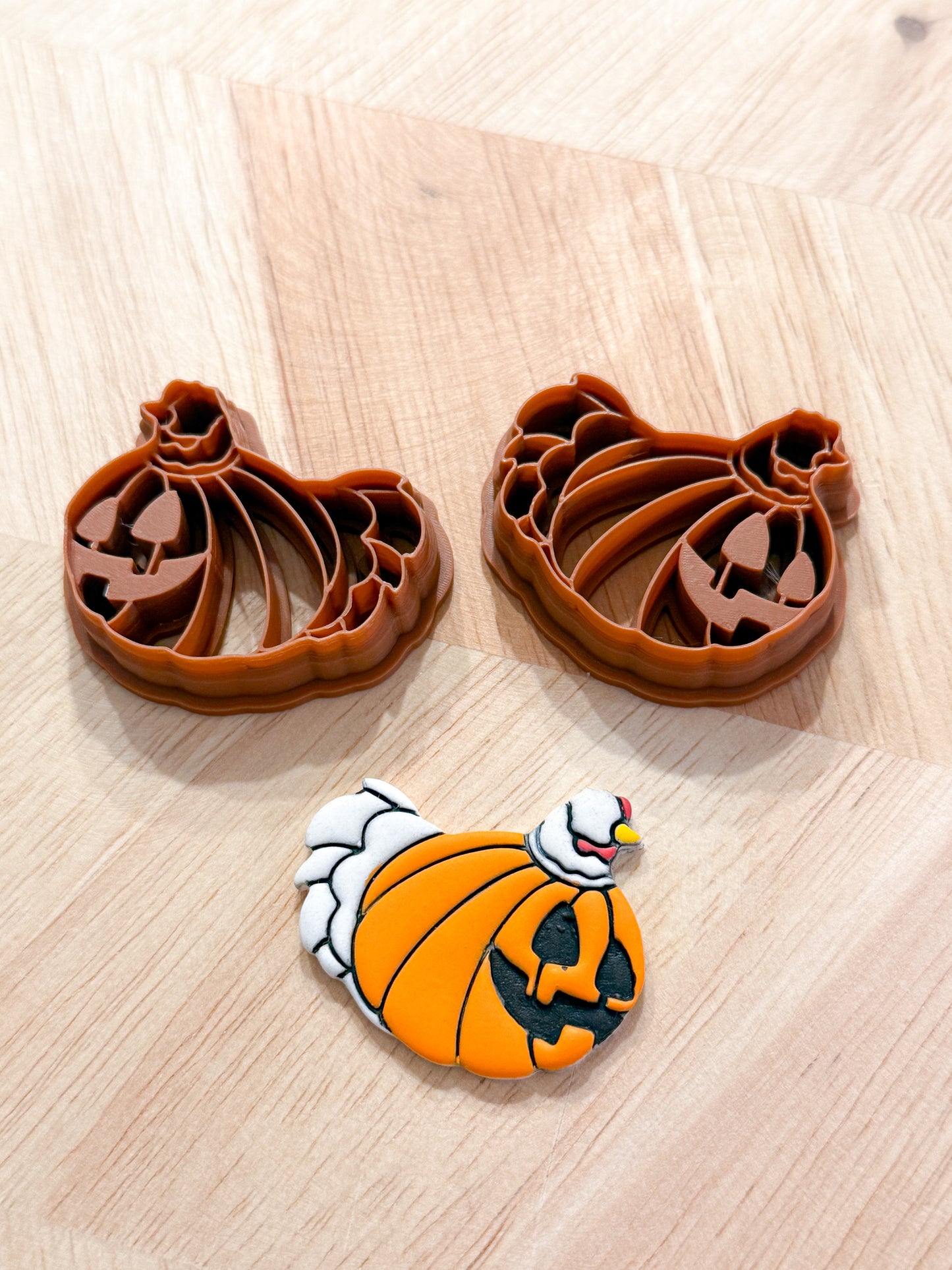 CHICKEN PUMPKIN | HALLOWEEN 2025 | CLAY CUTTER