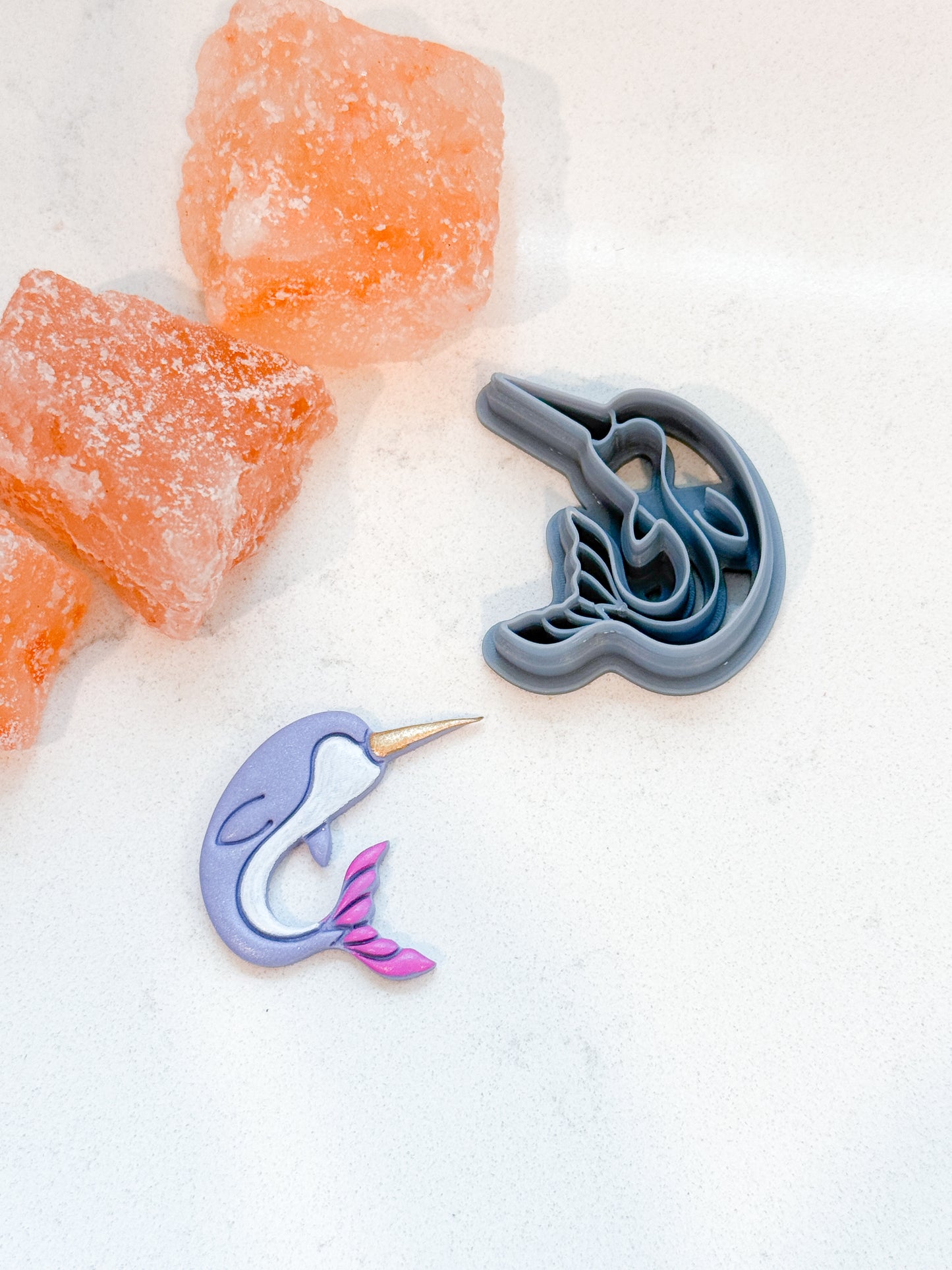 NARWHAL WHALE | SUMMER | SEALIFE ANIMAL | CLAY CUTTERS