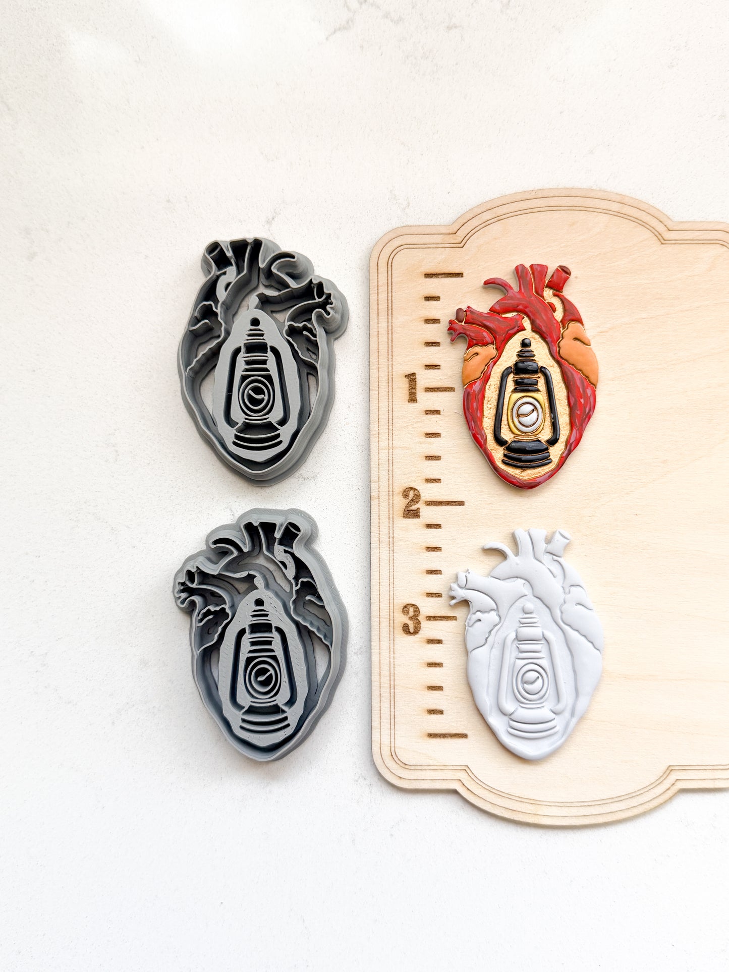 TELL TALE HEART | POE.MS | EDGAR ALLEN POE INSPIRED | POLYMER CLAY CUTTERS