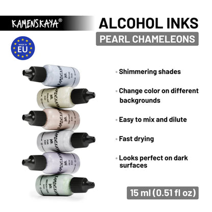 M-044 PEARL | ALCOHOL INK | NACRE CHAMELEONS | KAMENSKAYA INK