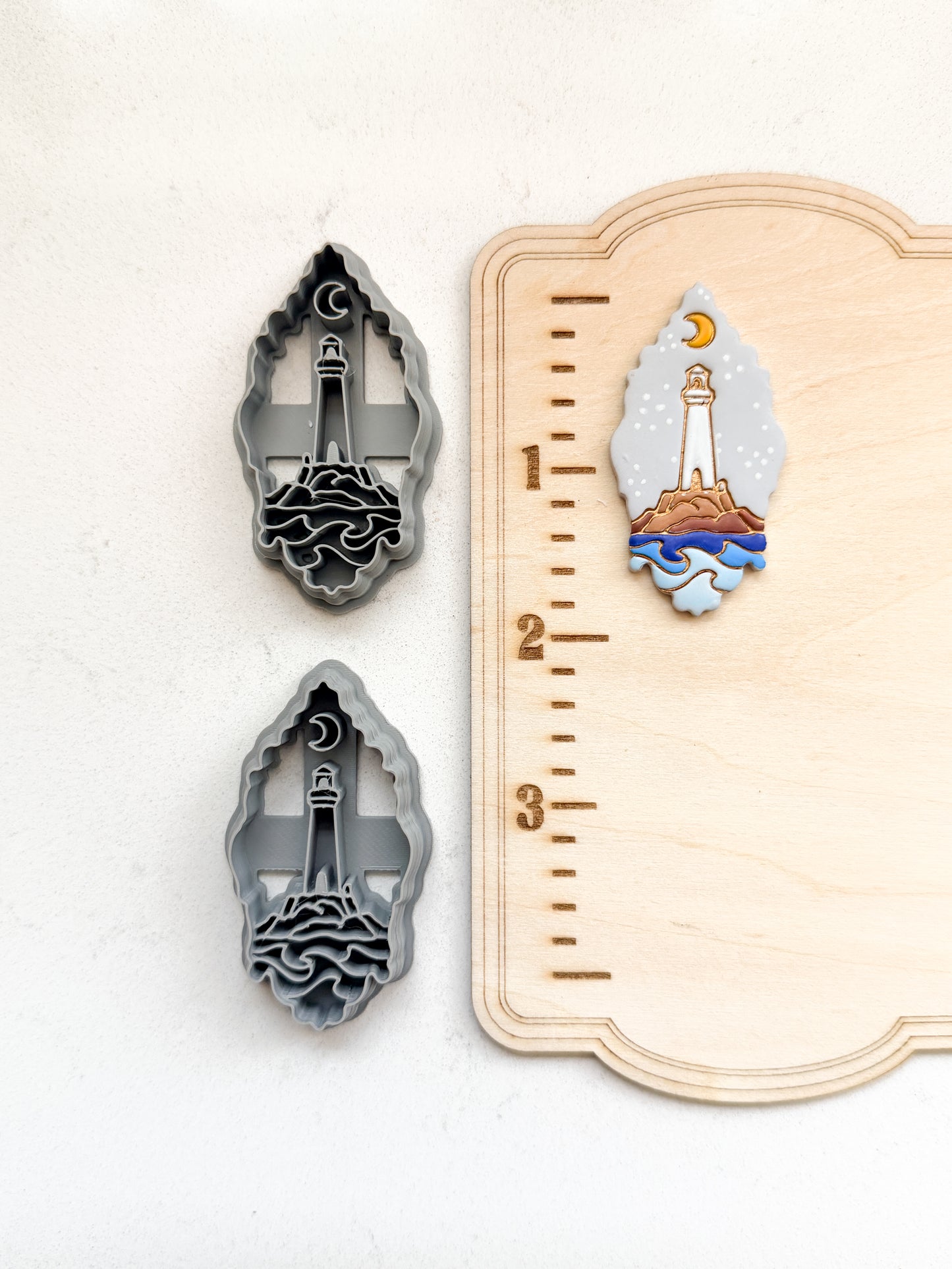 ANNABEL LIGHTHOUSE FRAME | POE.MS | EDGAR ALLEN POE INSPIRED | POLYMER CLAY CUTTERS