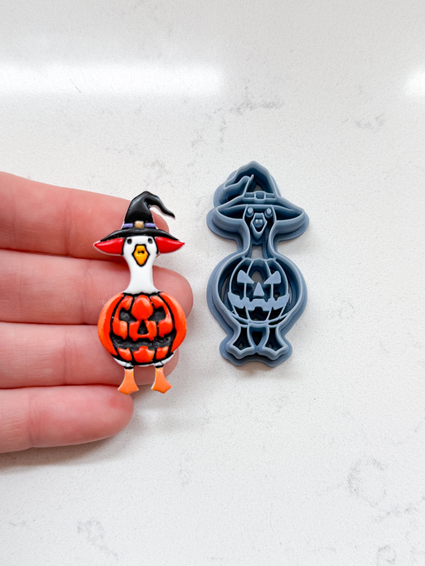 DUCK GOOSE JACK O'LANTERN | HALLOWEEN 2025 | CLAY CUTTERS