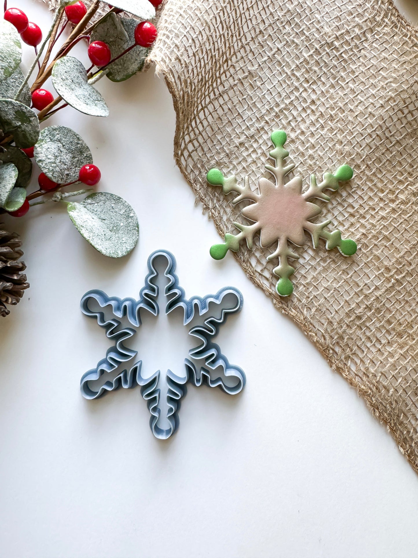 SNOWFLAKE ORNAMENT | ORNAMENT | CLAY CUTTER