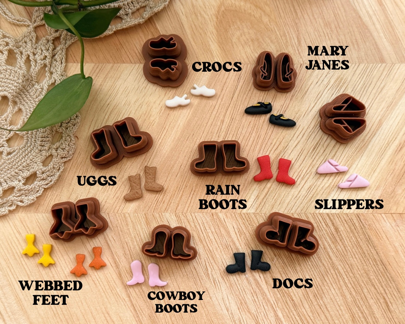 PORCH GOOSE UMBRELLA OUTFIT | POLYMER CLAY CUTTERS