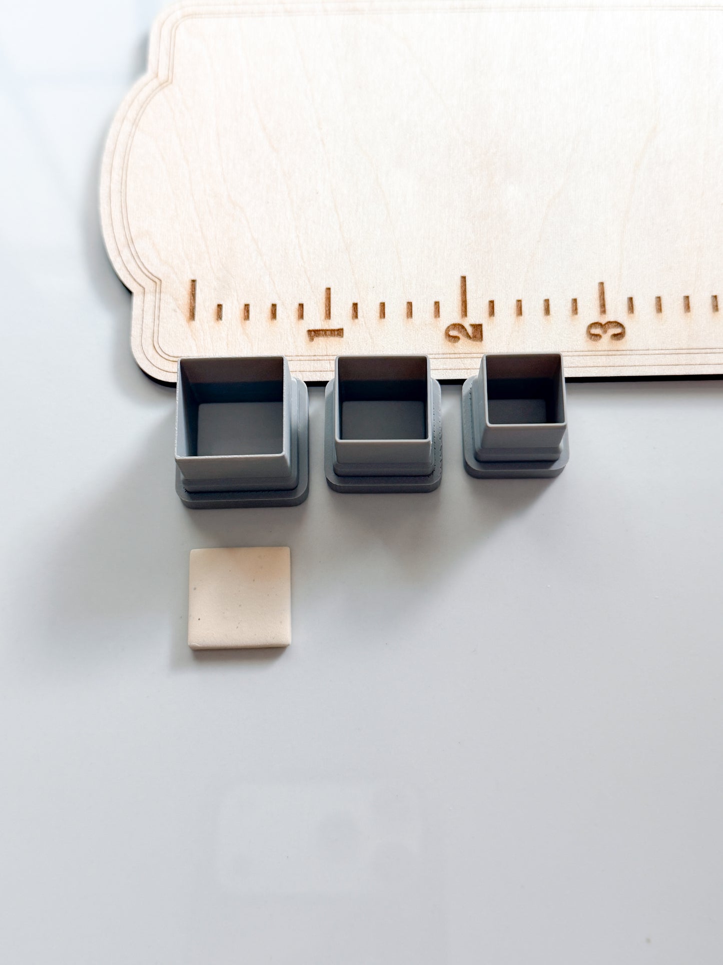 SHARP SQUARE CHARM CUTTERS | CLAY CUTTERS | POLYMER CLAY CUTTERS