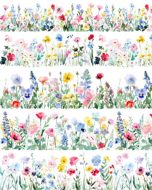 PCC 1053 WILDFLOWERS PART 2 Transfer Paper | THE CHARM BAR