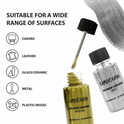 LIQUID GILDING | WHITE GOLD | KAMENSKAYA INK