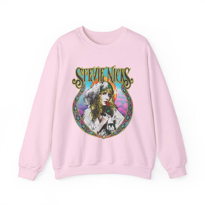 Retro Stevie Nicks | Gildan 18000 Unisex Heavy Blend™ Crewneck Sweatshirt