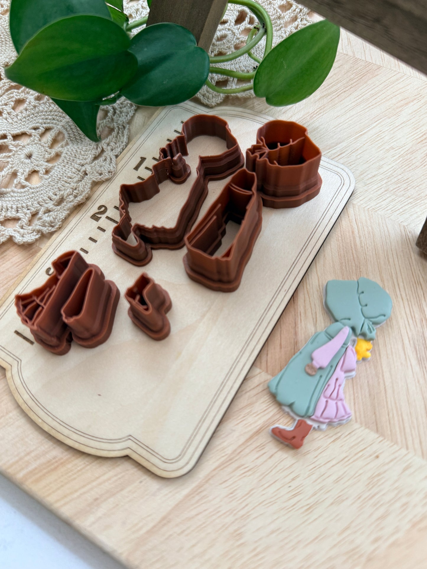 HOLLY HOBBY BUILDER SET | Grandma Core | Polymer Clay Cutter