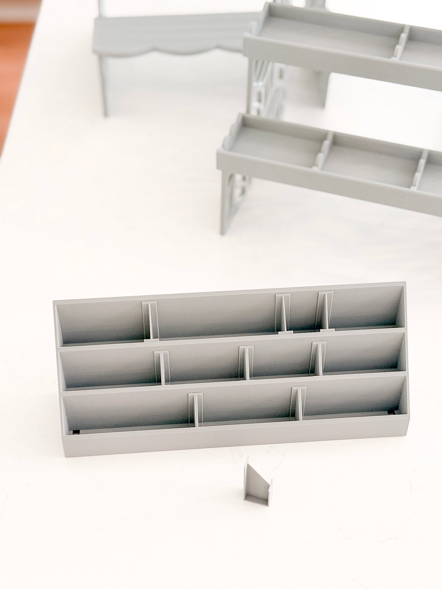 MODSHELF | TIERED STRAIGHT TRAYS | COMPONENTS | CUSTOM MODULAR CHARM BAR DISPLAY
