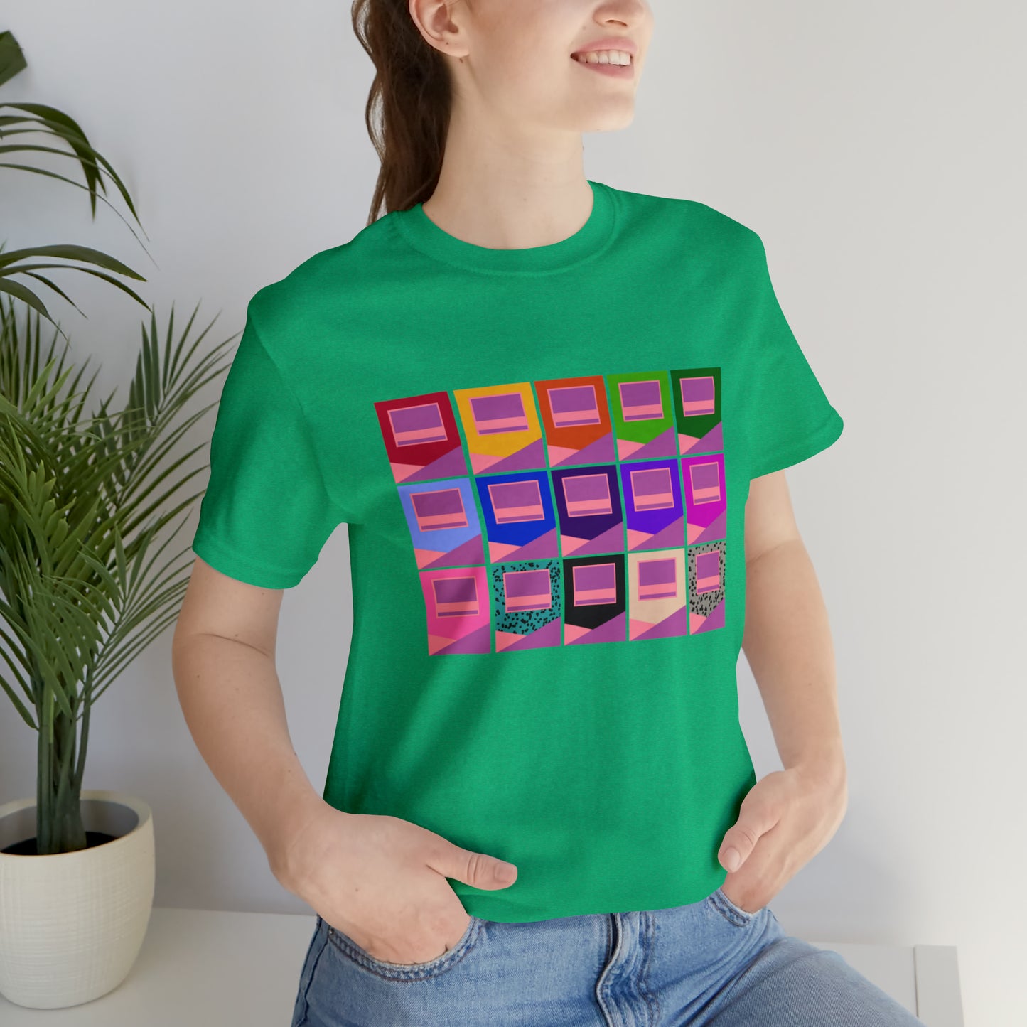 15 BLOCKS | POLYMER CLAY TEE SHIRT | CLAY TEE | UNIXES SHORT SLEEVE T-SHIRT