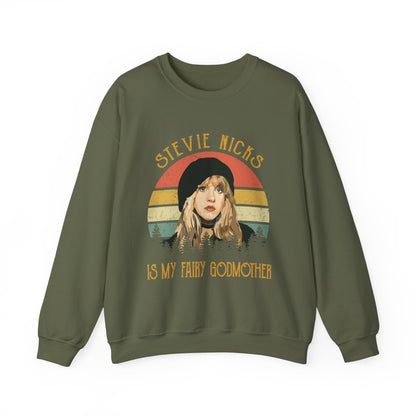 Stevie Nicks | Fairy Godmother | Gildan 18000 Unisex Heavy Blend™ Crewneck Sweatshirt