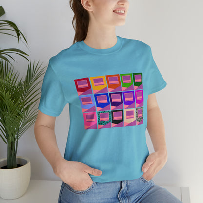 15 BLOCKS | POLYMER CLAY TEE SHIRT | CLAY TEE | UNIXES SHORT SLEEVE T-SHIRT