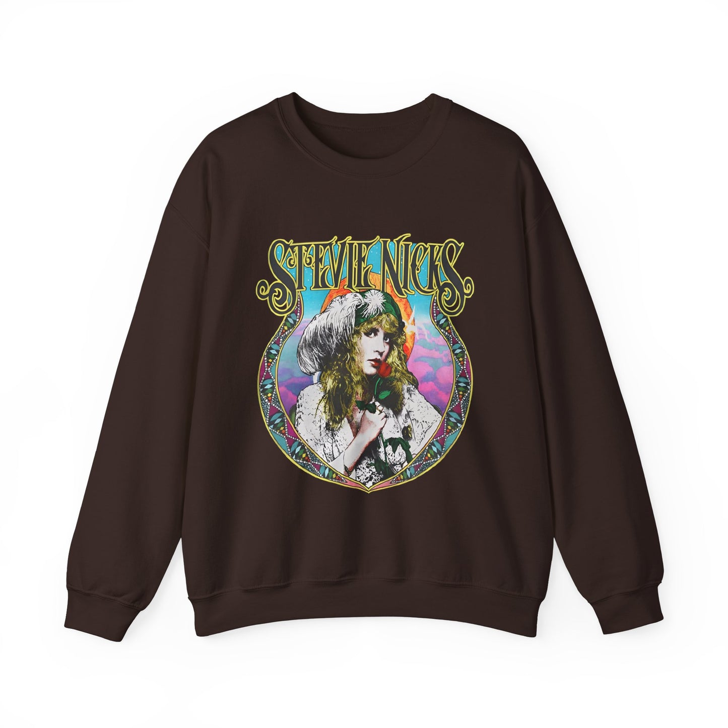 Retro Stevie Nicks | Gildan 18000 Unisex Heavy Blend™ Crewneck Sweatshirt