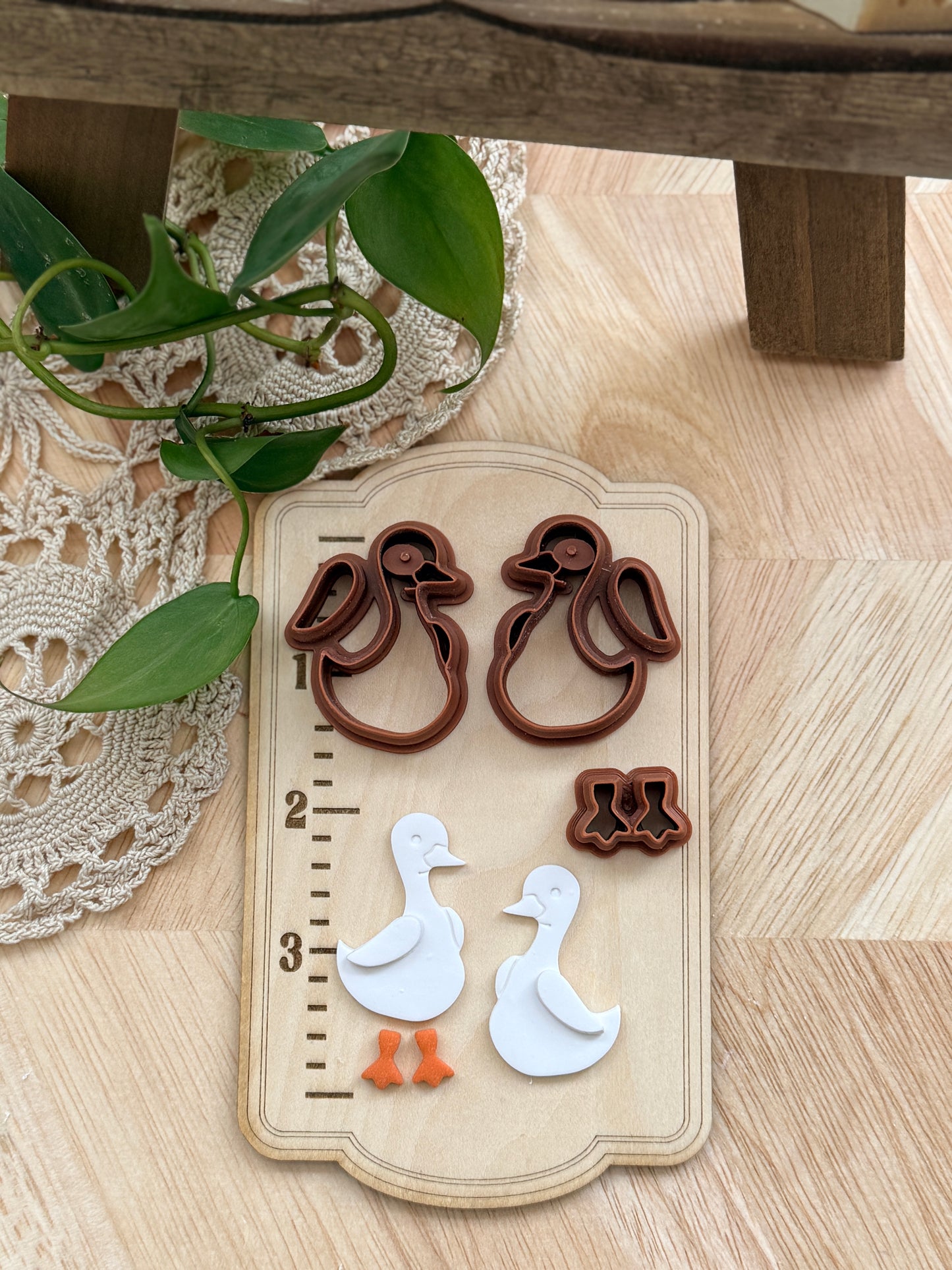 PORCH GOOSE BUILDER SET | POLYMER CLAY CUTTERS