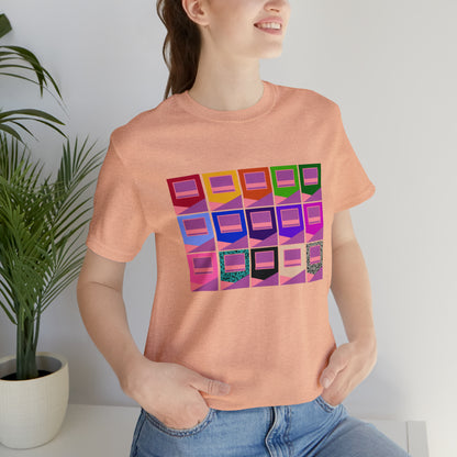 15 BLOCKS | POLYMER CLAY TEE SHIRT | CLAY TEE | UNIXES SHORT SLEEVE T-SHIRT