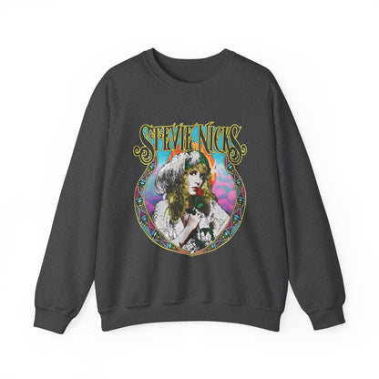 Retro Stevie Nicks | Gildan 18000 Unisex Heavy Blend™ Crewneck Sweatshirt