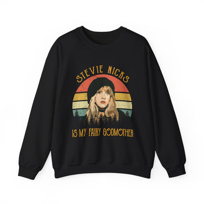 Stevie Nicks | Fairy Godmother | Gildan 18000 Unisex Heavy Blend™ Crewneck Sweatshirt