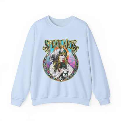 Retro Stevie Nicks | Gildan 18000 Unisex Heavy Blend™ Crewneck Sweatshirt