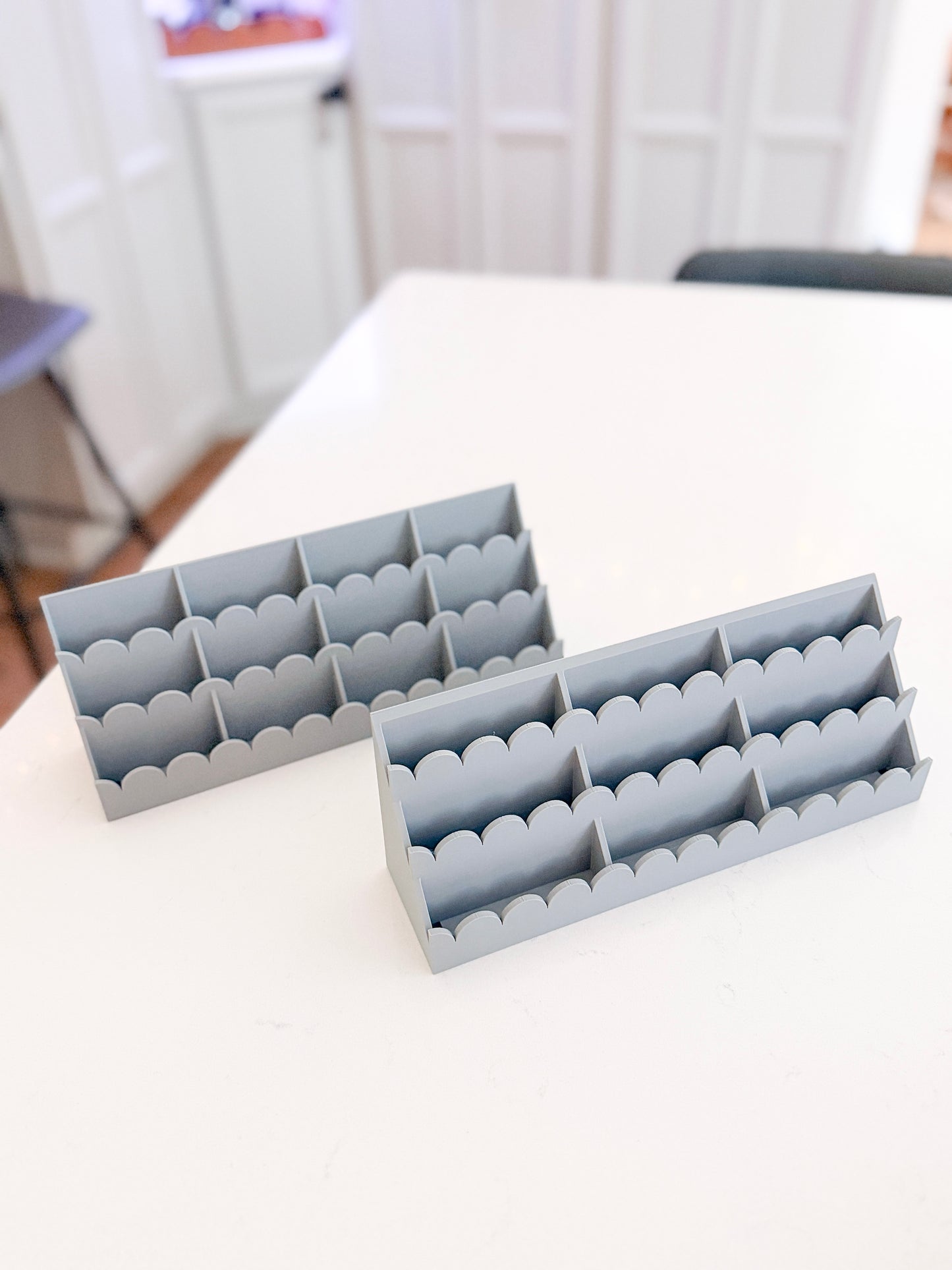 MODSHELF | TIERED SCALLOP TRAYS | COMPONENTS | CUSTOM MODULAR CHARM BAR DISPLAY