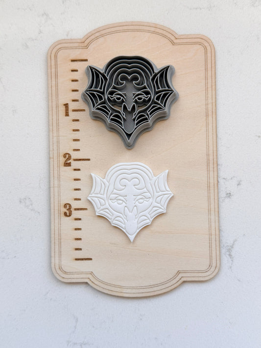 PIN UP BAT FACE | FALL AUTUMN | POLYMER CLAY CUTTERS