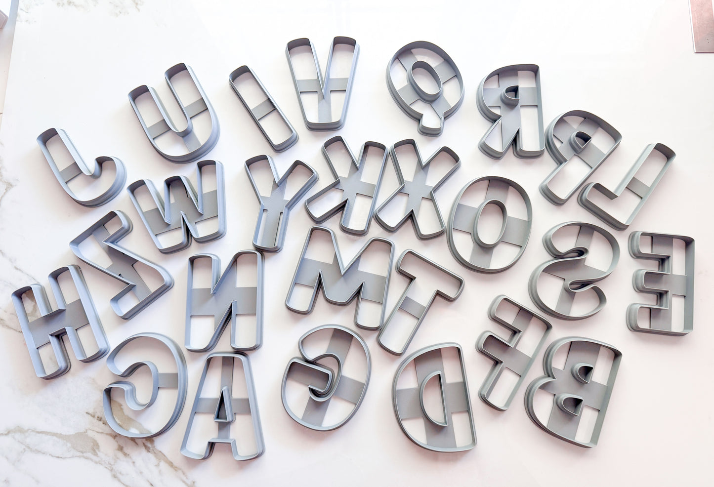 LARGE LETTERS | ALPHABET | POLYMER CLAY CUTTERS