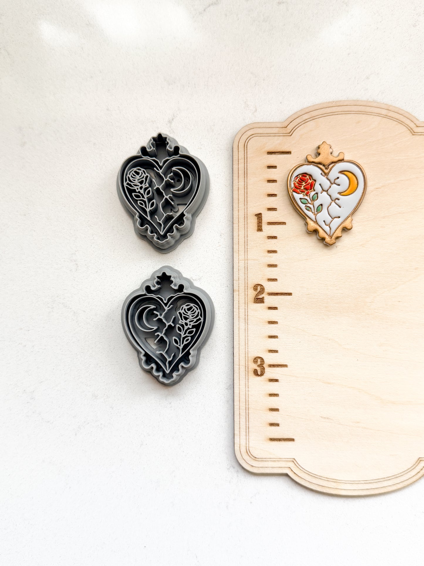 USHER HOUSE & ANNABEL HEART | POE.MS | EDGAR ALLEN POE INSPIRED | POLYMER CLAY CUTTERS