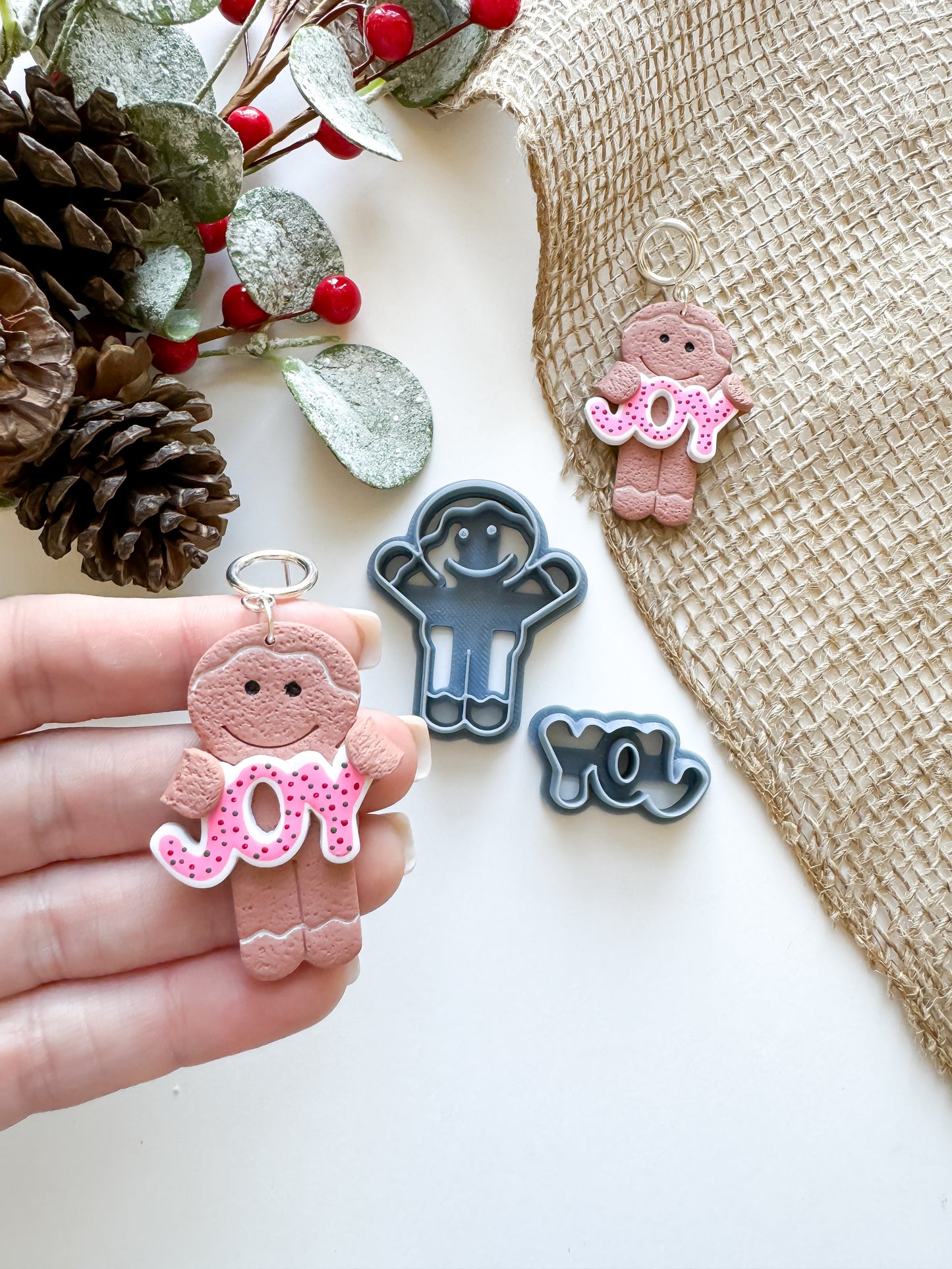 GINGERBREAD JOY COOKIE | CHRISTMAS 2024 | CLAY CUTTER