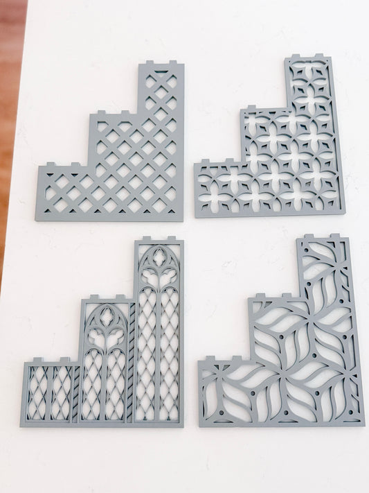 MODSHELF | VERTICAL LEG STANDS | COMPONENTS | CUSTOM MODULAR CHARM BAR DISPLAY