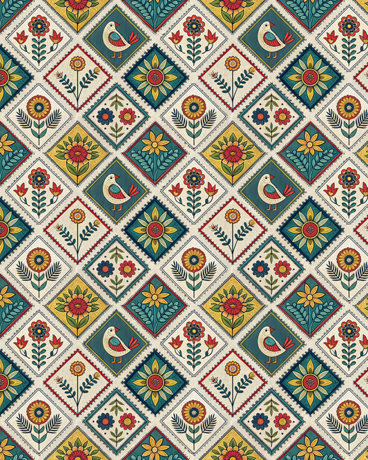 PCC 2037 QUILT SQAURES "C" Transfer Paper | THE CHARM BAR