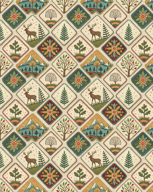 PCC 2038 QUILT SQAURES "D" Transfer Paper | THE CHARM BAR