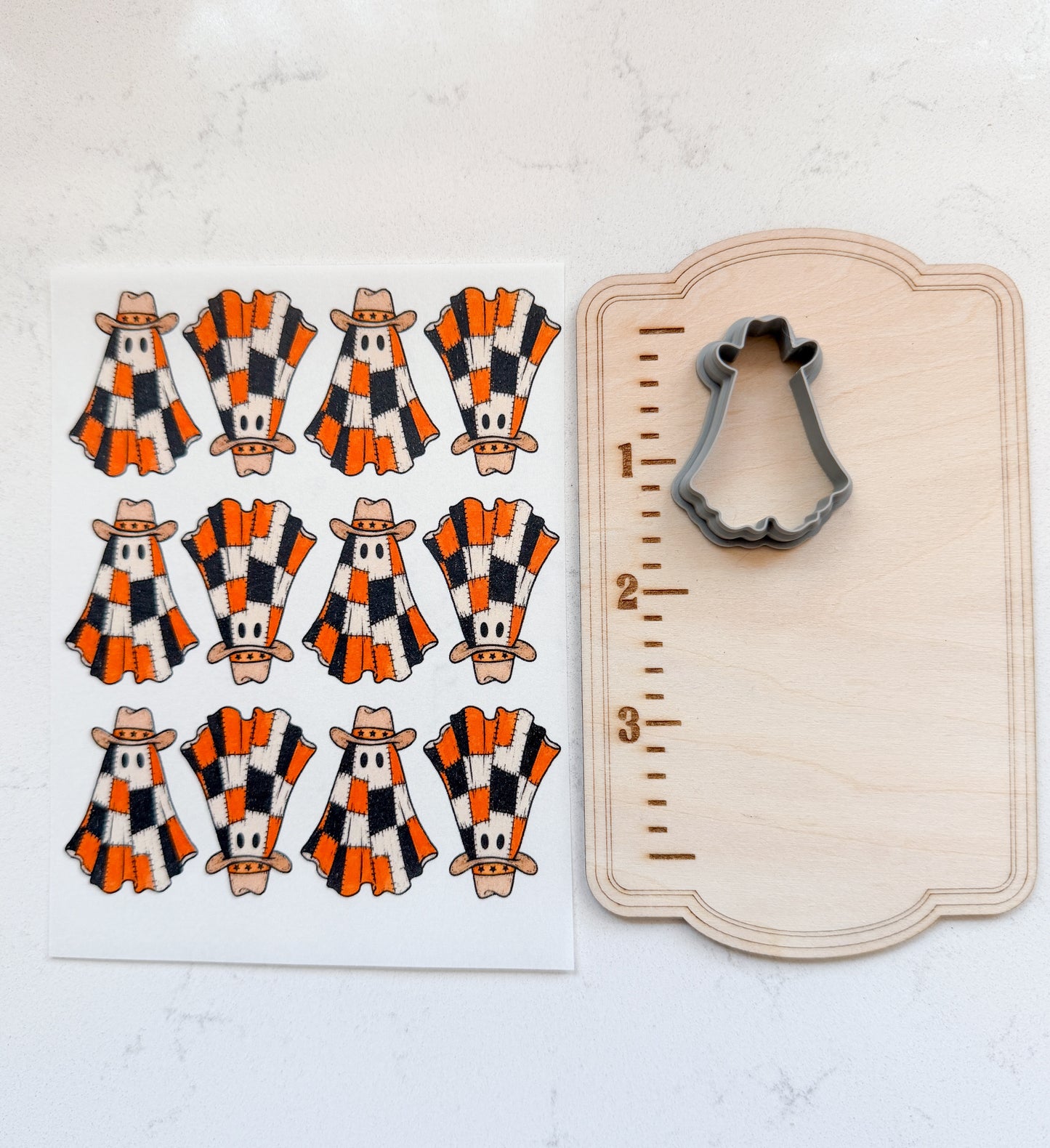 PCC 248 GHOST TRANSFER CUTTER BUNDLES | TRANSFER PAPER FOR POLYMER CLAY