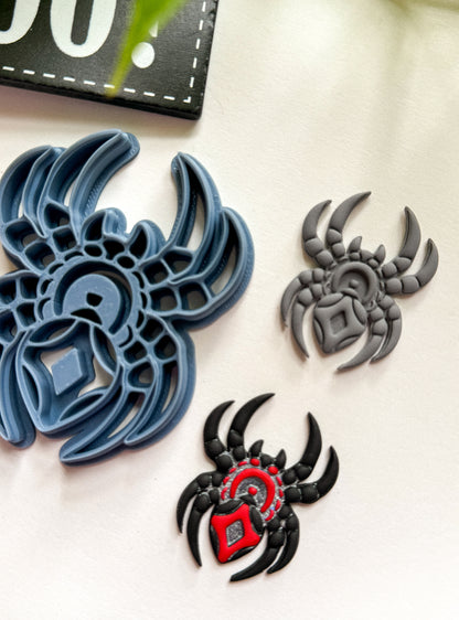 TATTOOED SPIDER | HALLOWEEN | CLAY CUTTERS