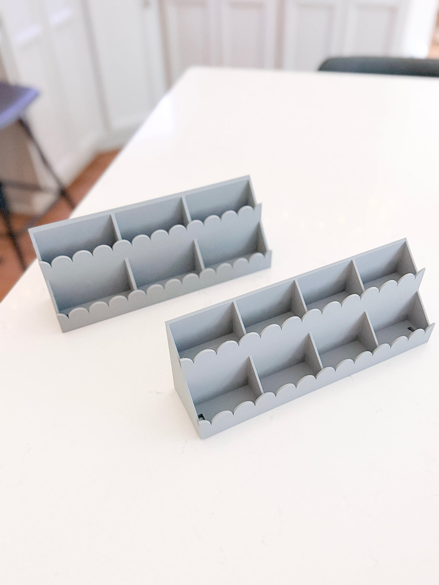 MODSHELF | TIERED SCALLOP TRAYS | COMPONENTS | CUSTOM MODULAR CHARM BAR DISPLAY