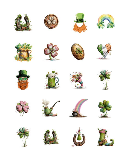 PCC 2132 ST PATRICKS LUCKY Transfer Paper | THE CHARM BAR