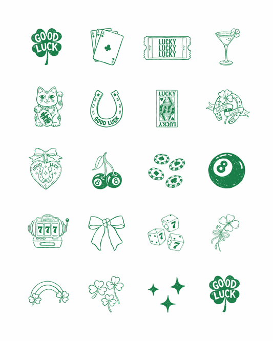 PCC 2136 LUCKY LINES Transfer Paper | THE CHARM BAR