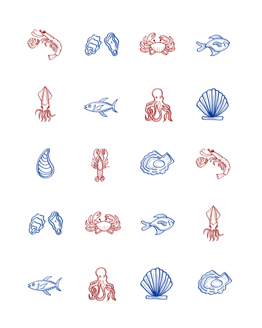 PCC 2144 NAUTICAL LINES Transfer Paper | THE CHARM BAR