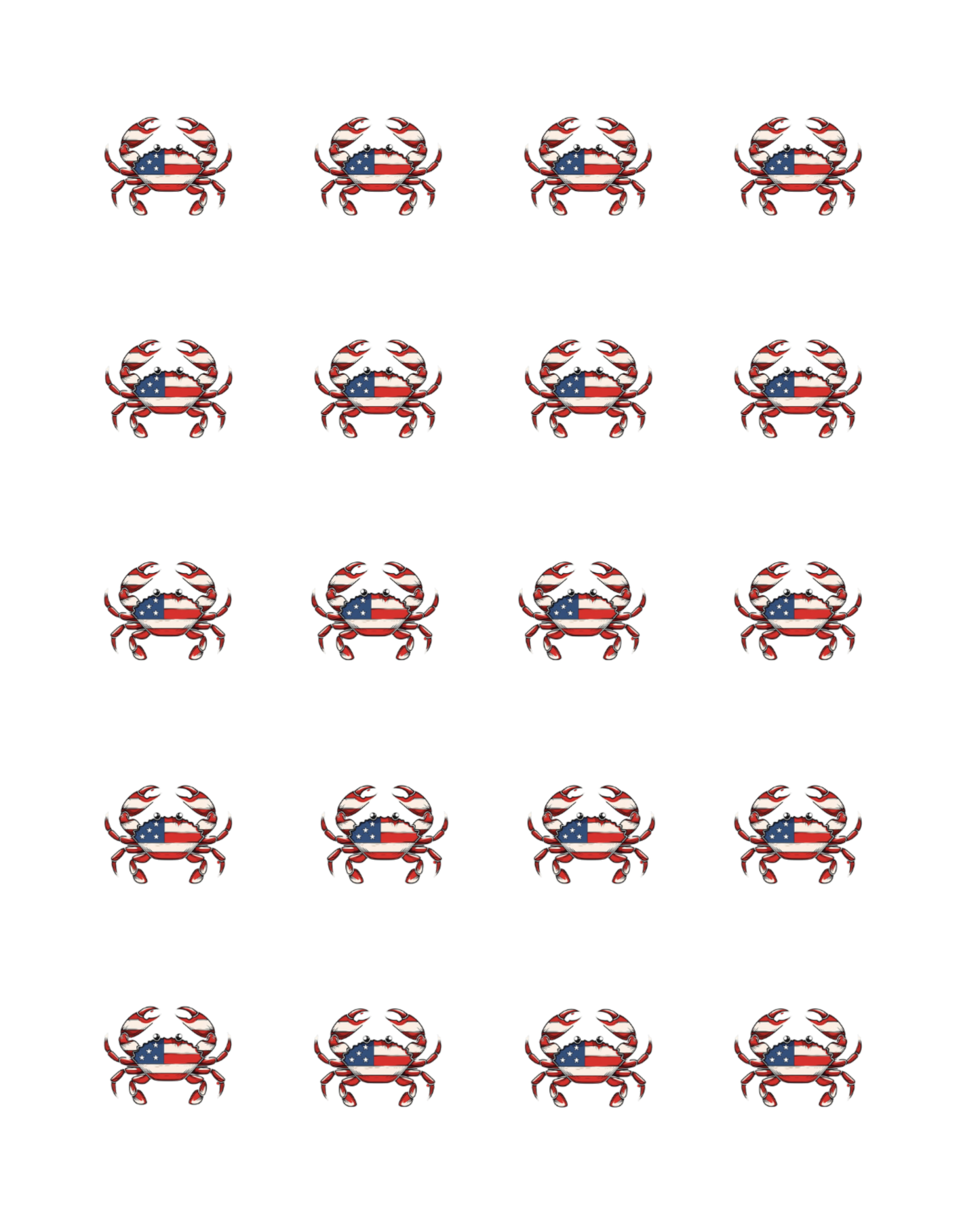 PCC 2145 AMERICAN CRAB Transfer Paper | THE CHARM BAR