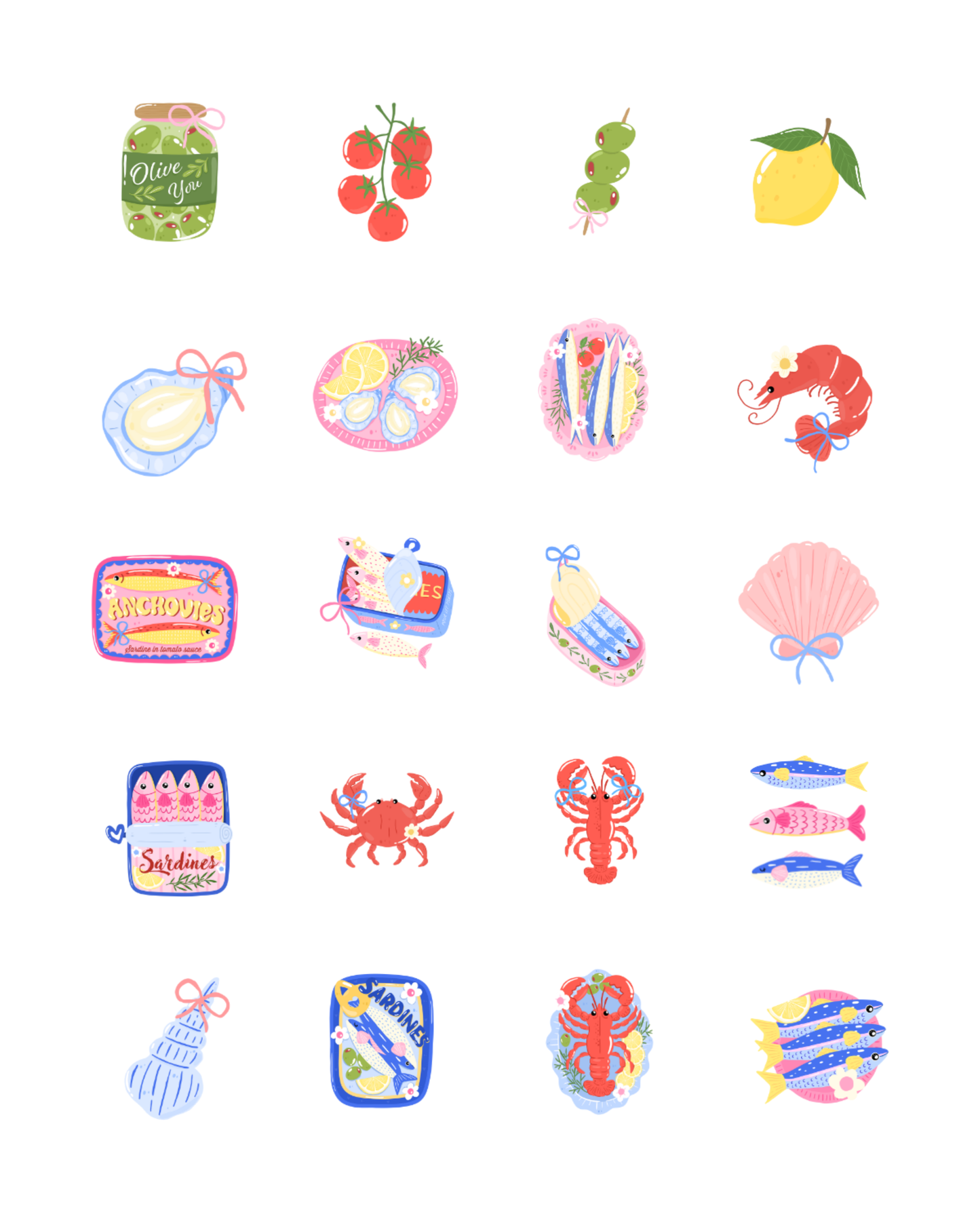 PCC 2149 CUTIE SARDINES Transfer Paper | THE CHARM BAR