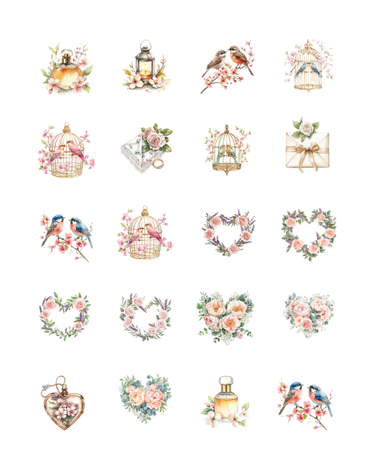 PCC 2158 VICTORIAN CORE Transfer Paper | THE CHARM BAR