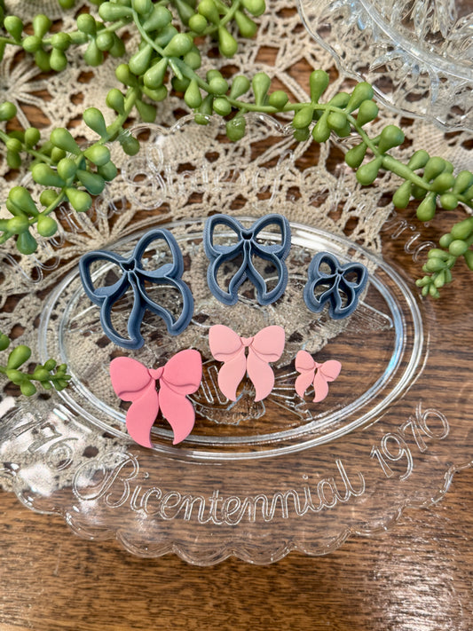 HEART BOW | COQUETTE | CLAY CUTTERS