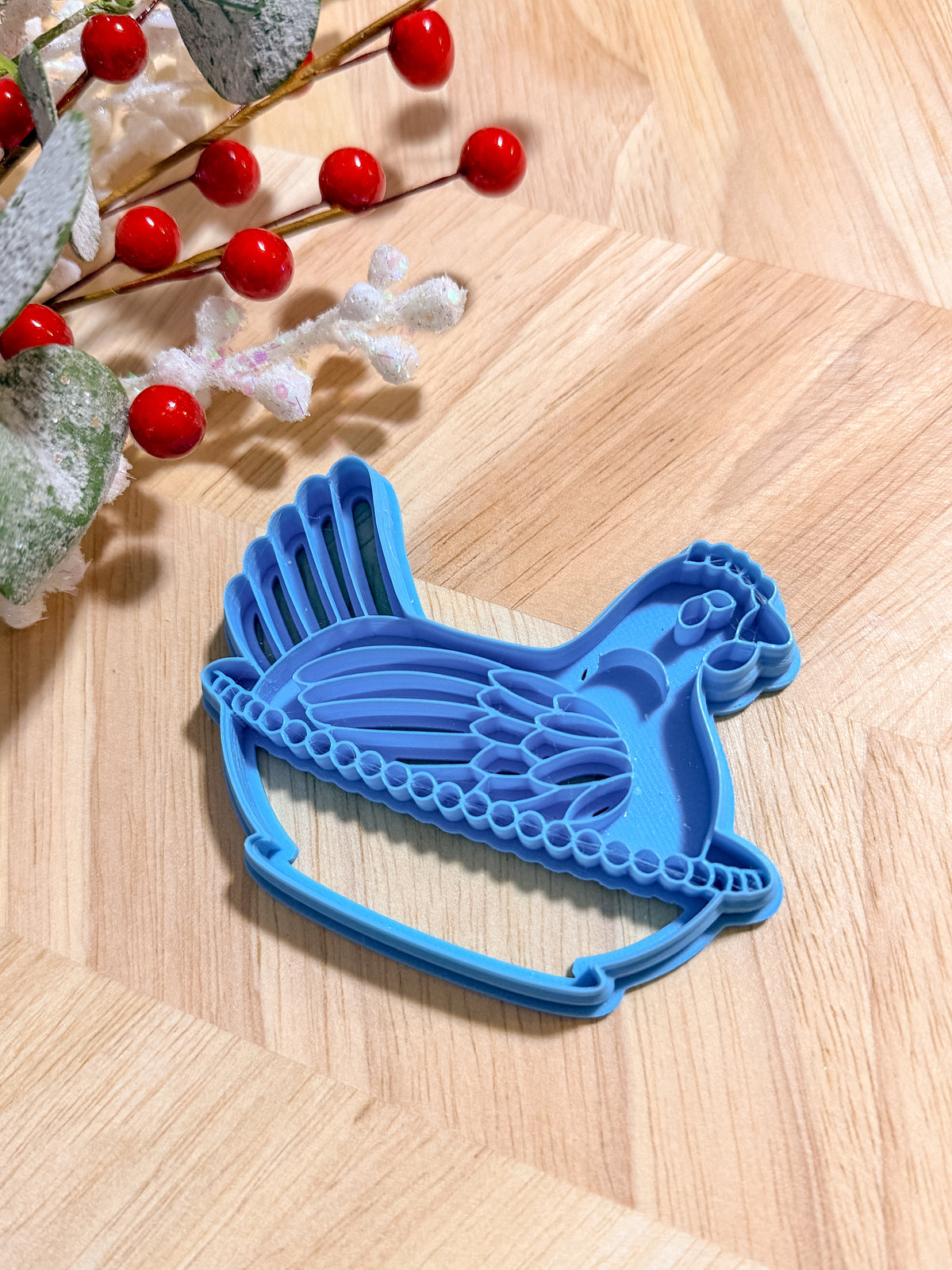 HEN ON NEST ORNAMENT CLAY CUTTER | CHRISTMAS | POLYMER CLAY CUTTER
