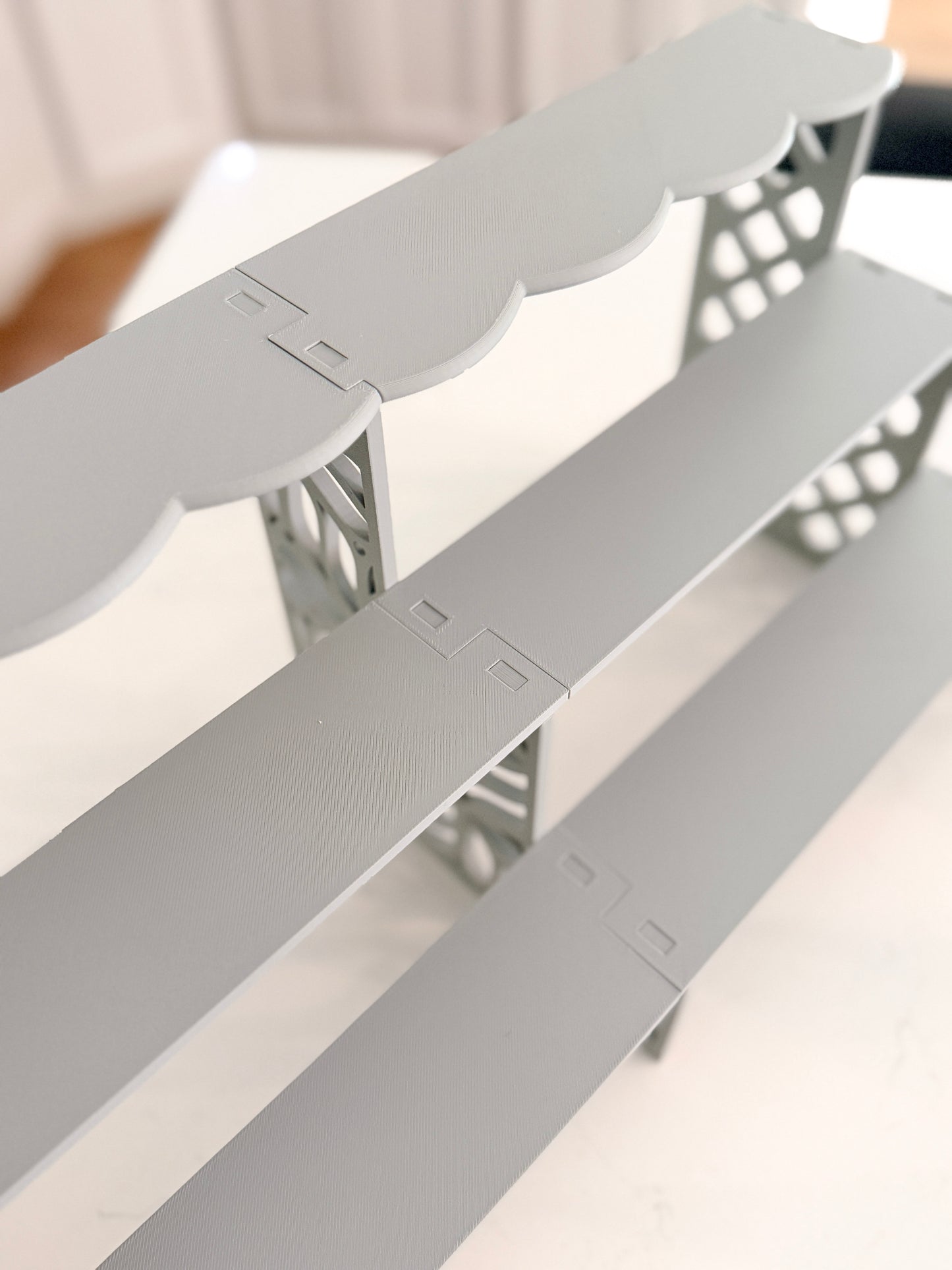 MODSHELF | CONNECTOR SHELVES | COMPONENTS | CUSTOM MODULAR CHARM BAR DISPLAY