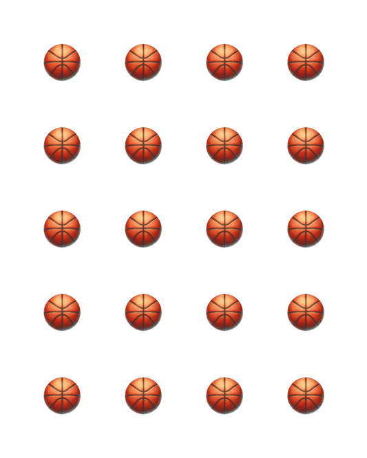 PCC 2316 BASKETBALLS Transfer Paper | THE CHARM BAR