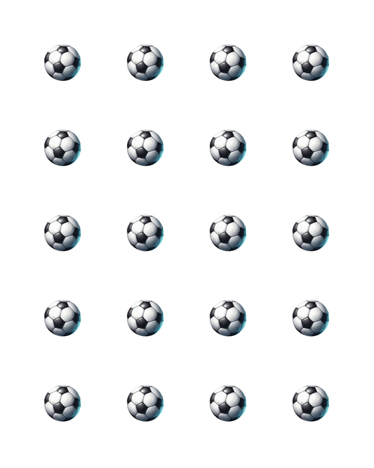 PCC 2318 SOCCER BALLS Transfer Paper | THE CHARM BAR