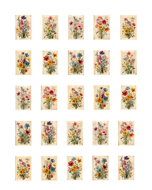 PCC 2327 VINTAGE FLORALS Transfer Paper | THE CHARM BAR