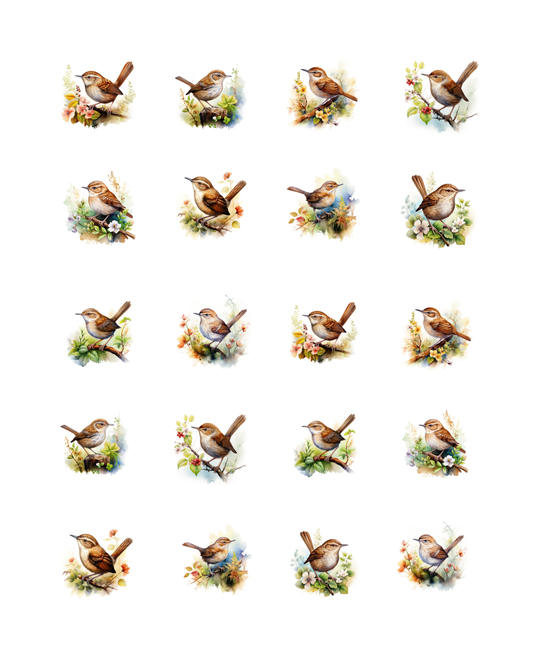 PCC 2332 WRENS Transfer Paper | THE CHARM BAR