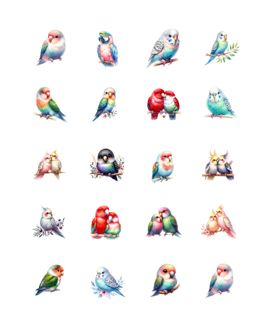 PCC 2333 PRETTY BIRDS Transfer Paper | THE CHARM BAR