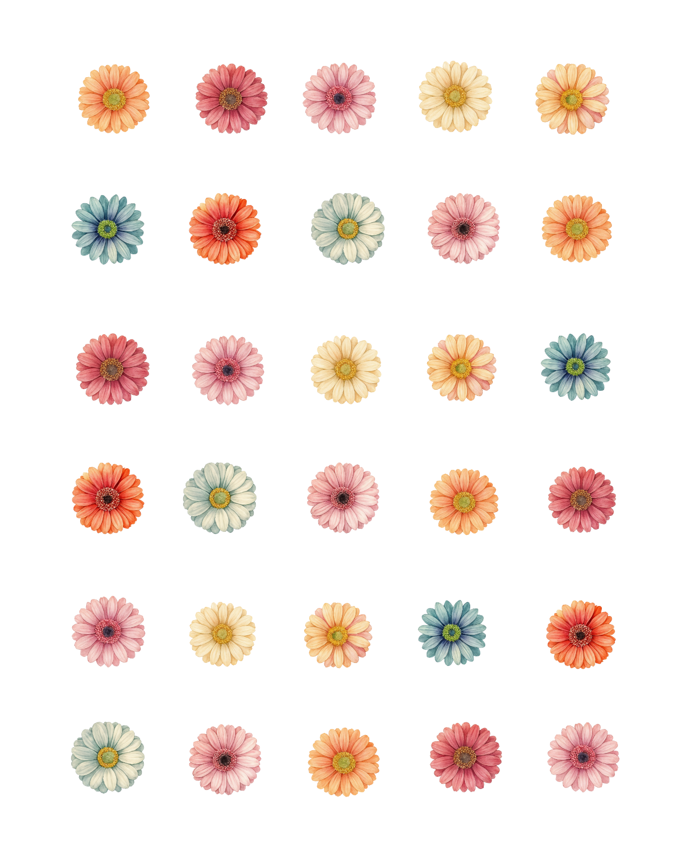 PCC 2338 GERBER DAISY FLOWER Transfer Paper | THE CHARM BAR